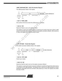 AT43USB370E-AC Datasheet Page 21