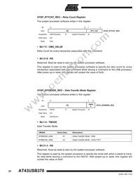 AT43USB370E-AC Datasheet Page 22