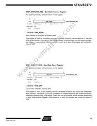 AT43USB370E-AC Datasheet Page 23