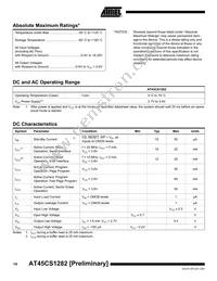AT45CS1282-TC Datasheet Page 14
