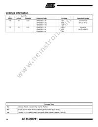 AT45DB011-XI Datasheet Page 18