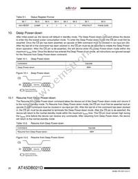 AT45DB021D-MH-T Datasheet Page 20