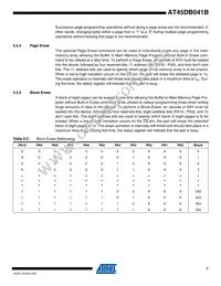 AT45DB041B-SU Datasheet Page 7