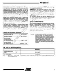 AT45DB081-TI Datasheet Page 5