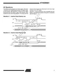 AT45DB081-TI Datasheet Page 7