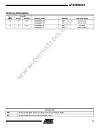 AT45DB081-TI Datasheet Page 17