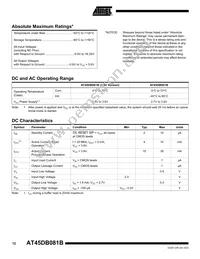 AT45DB081B-CNI Datasheet Page 12