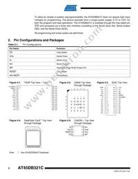AT45DB321C-TC Datasheet Page 2