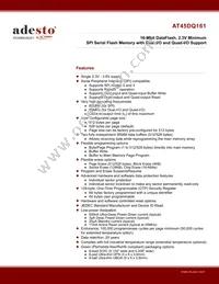 AT45DQ161-SSHD-T Datasheet Cover