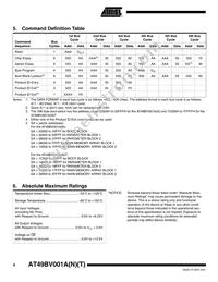 AT49BV001ANT-55VU Datasheet Page 6