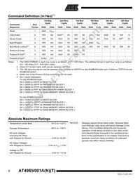 AT49BV001AT-55VI Datasheet Page 6