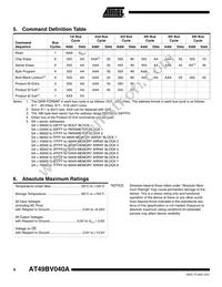 AT49BV040A-90VU-T Datasheet Page 6