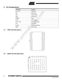 AT49BV160CT-70CU Datasheet Page 2