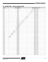 AT49BV160CT-70CU Datasheet Page 17