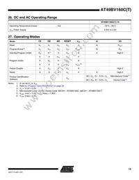 AT49BV160CT-70CU Datasheet Page 19