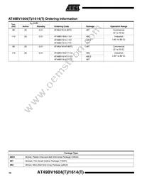 AT49BV1614T-11CI Datasheet Page 16
