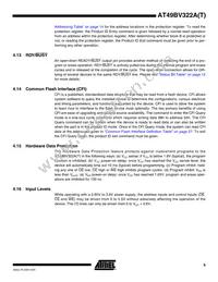AT49BV322A-70TU Datasheet Page 9