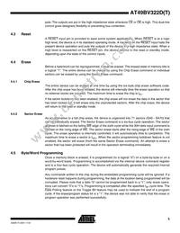 AT49BV322DT-70TU-T Datasheet Page 5