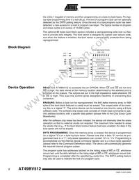 AT49BV512-90VC Datasheet Page 2