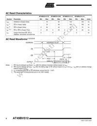 AT49BV512-90VC Datasheet Page 6