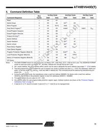 AT49BV640DT-70CU Datasheet Page 15