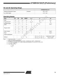 AT49BV6416CT-70CI Datasheet Page 19