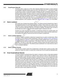 AT49BV802AT-70CU Datasheet Page 7