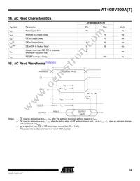 AT49BV802AT-70CU Datasheet Page 19
