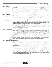 AT49BV802DT-70TU Datasheet Page 5