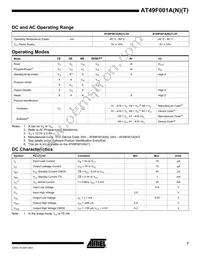 AT49F001ANT-55JU Datasheet Page 7