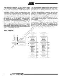 AT49F002-55VI Datasheet Page 2