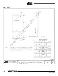 AT49F040A-70PI Datasheet Page 16