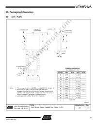 AT49F040A-70TU-T Datasheet Page 15