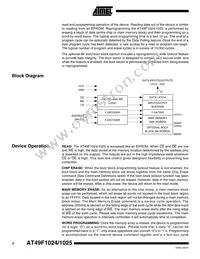 AT49F1025-70JI Datasheet Page 2