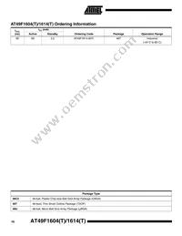 AT49F1614T-90TC Datasheet Page 16