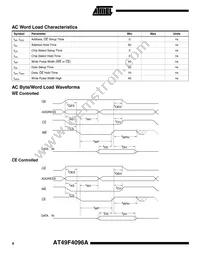 AT49F4096A-70TC Datasheet Page 8