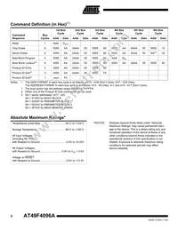 AT49F4096A-70TI Datasheet Page 6