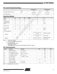 AT49F4096A-70TI Datasheet Page 7