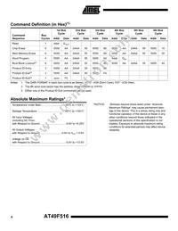 AT49F516-70VI Datasheet Page 4