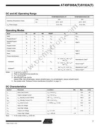 AT49F8192AT-70TI Datasheet Page 7