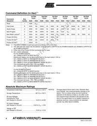 AT49LV002T-70VI Datasheet Page 6