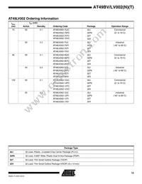 AT49LV002T-70VI Datasheet Page 15