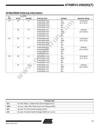 AT49LV002T-70VI Datasheet Page 17