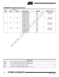 AT49LV002T-70VI Datasheet Page 18