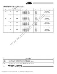 AT49LV040-12VI Datasheet Page 12