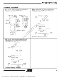 AT49LV040-12VI Datasheet Page 15