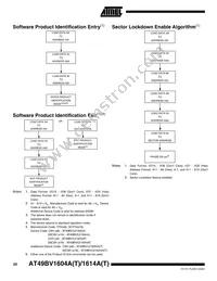 AT49LV1614AT-70TI Datasheet Page 20