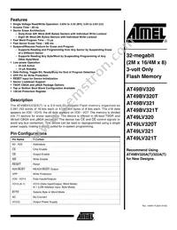AT49LV321T-90TI Datasheet Cover