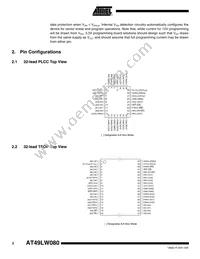 AT49LW080-33TC-T Datasheet Page 2