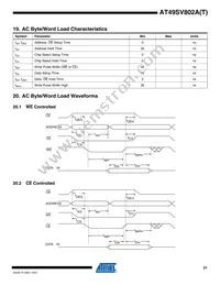 AT49SV802AT-90TI Datasheet Page 21